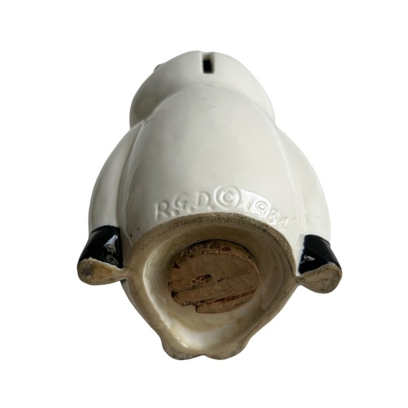 Ron Gordon Designs Ceramic Pig Piggy Bank 1984 - Picture 7 of 9